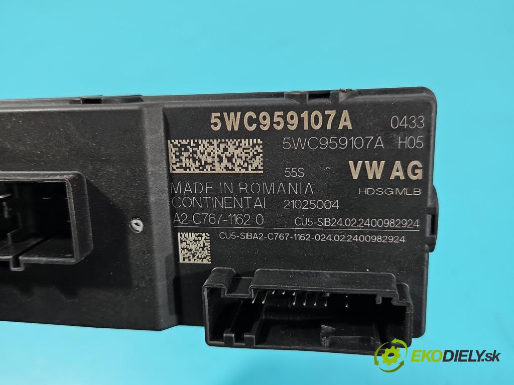 Skoda Superb III 2015-2024 2.0 tdi 150 hp automatic 110 kW 1968 cm3 5- řídící jednotka 5WC959107A