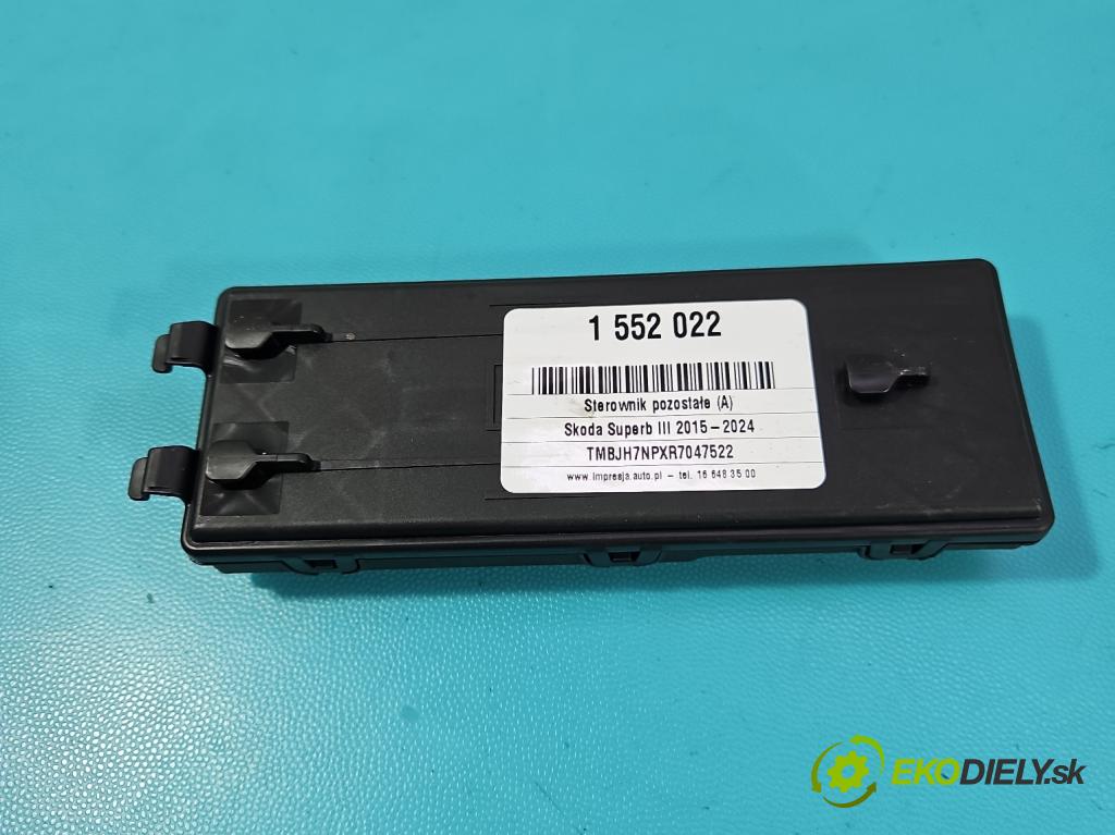 Skoda Superb III 2015-2024 2.0 tdi 150 hp automatic 110 kW 1968 cm3 5- řídící jednotka 5WC959107A