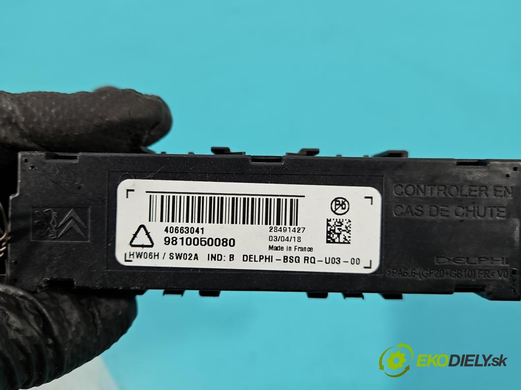 Peugeot 308 II 2013-2021 1.2 12V 110 hp manual 81 kW 1199 cm3 5- řídící jednotka 9810050080