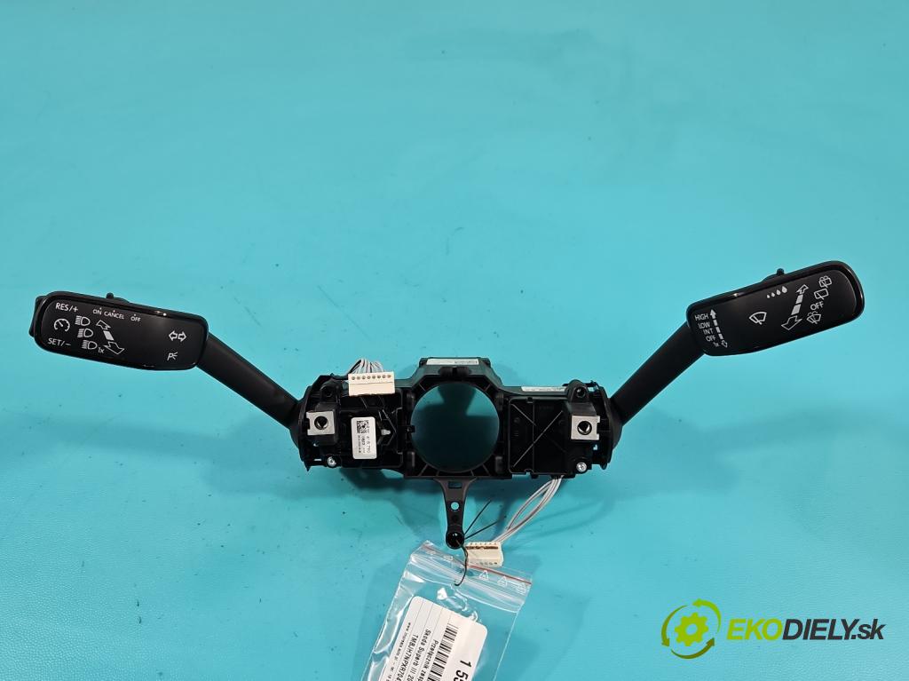 Skoda Superb III 2015-2024 2.0 tdi 150 HP automatic 110 kW 1968 cm3 5- prepínač komplex: 5Q1953502AH (Prepínacie páčky pod volantom)