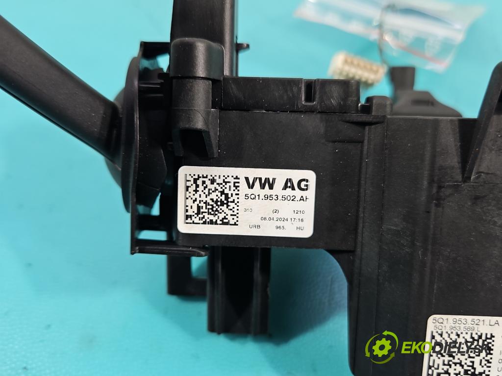 Skoda Superb III 2015-2024 2.0 tdi 150 HP automatic 110 kW 1968 cm3 5- prepínač komplex: 5Q1953502AH (Prepínacie páčky pod volantom)