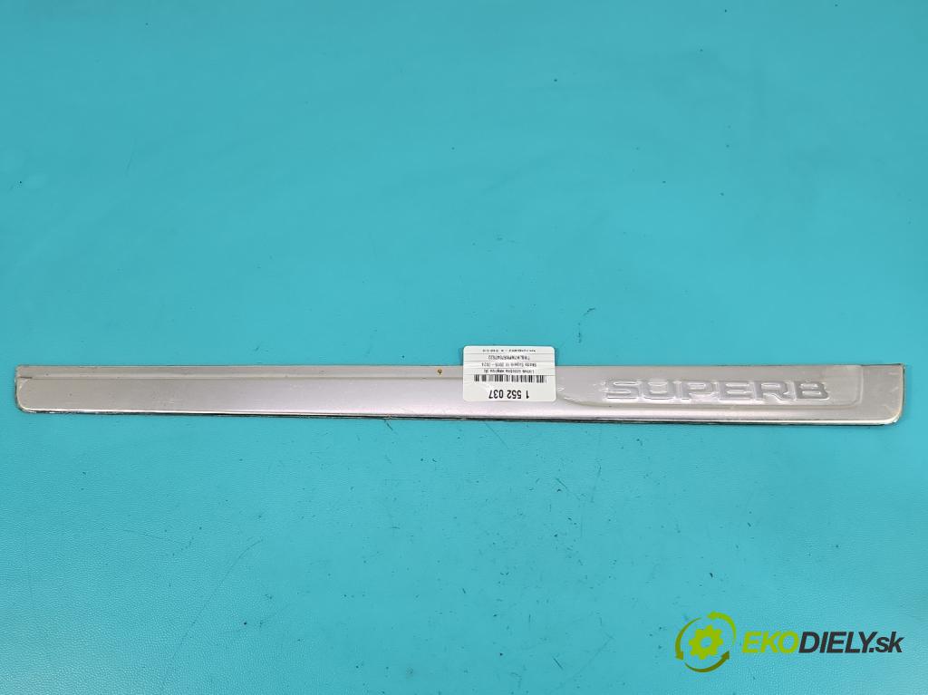 Skoda Superb III 2015-2024 2.0 tdi 150 HP automatic 110 kW 1968 cm3 5- lišta práh: ľavé 3V0853813P (Lišta prahová)