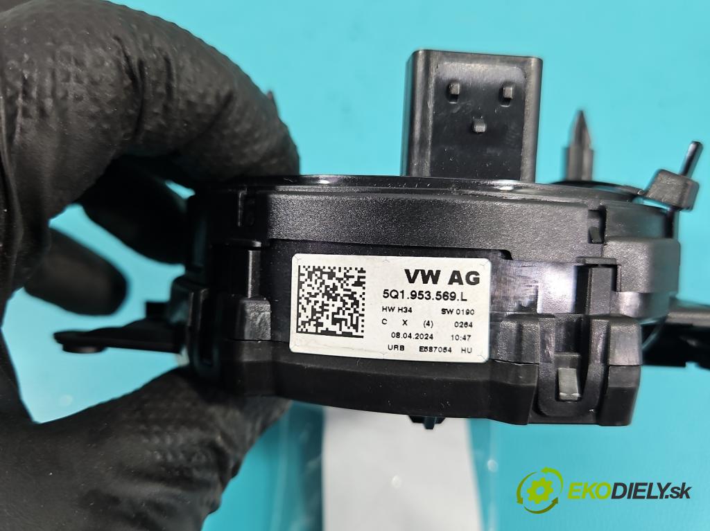 Skoda Superb III 2015-2024 2.0 tdi 150 HP automatic 110 kW 1968 cm3 5- Páska: airbag 5Q1953569L (Airbag)