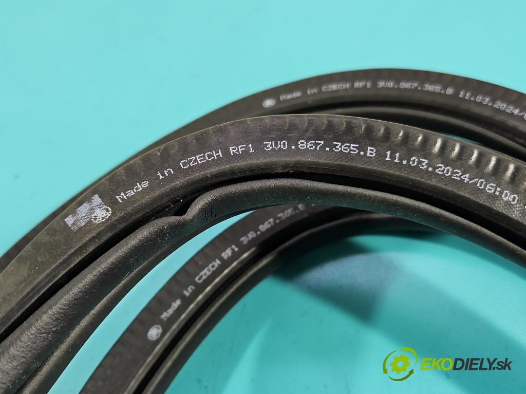 Skoda Superb III 2015-2024 2.0 tdi 150 hp automatic 110 kW 1968 cm3 5- Těsnění: dveře přední levé 3V0867365B