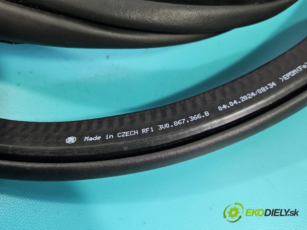 Skoda Superb III 2015-2024 2.0 tdi 150 hp automatic 110 kW 1968 cm3 5- Těsnění: dveře přední pravé 3V0867366B