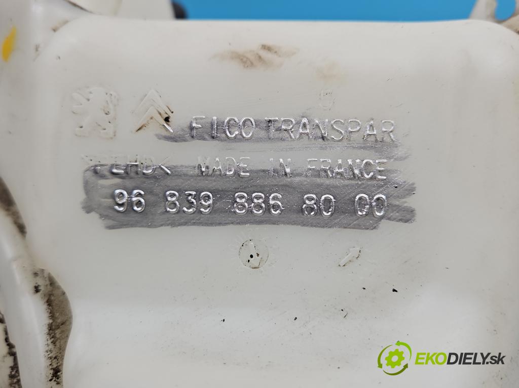 Peugeot 208 I 2012-2019 1.2 12V 82 HP manual 60 kW 1199 cm3 5- nádržka tekutina: ostrekovačov 9683988680