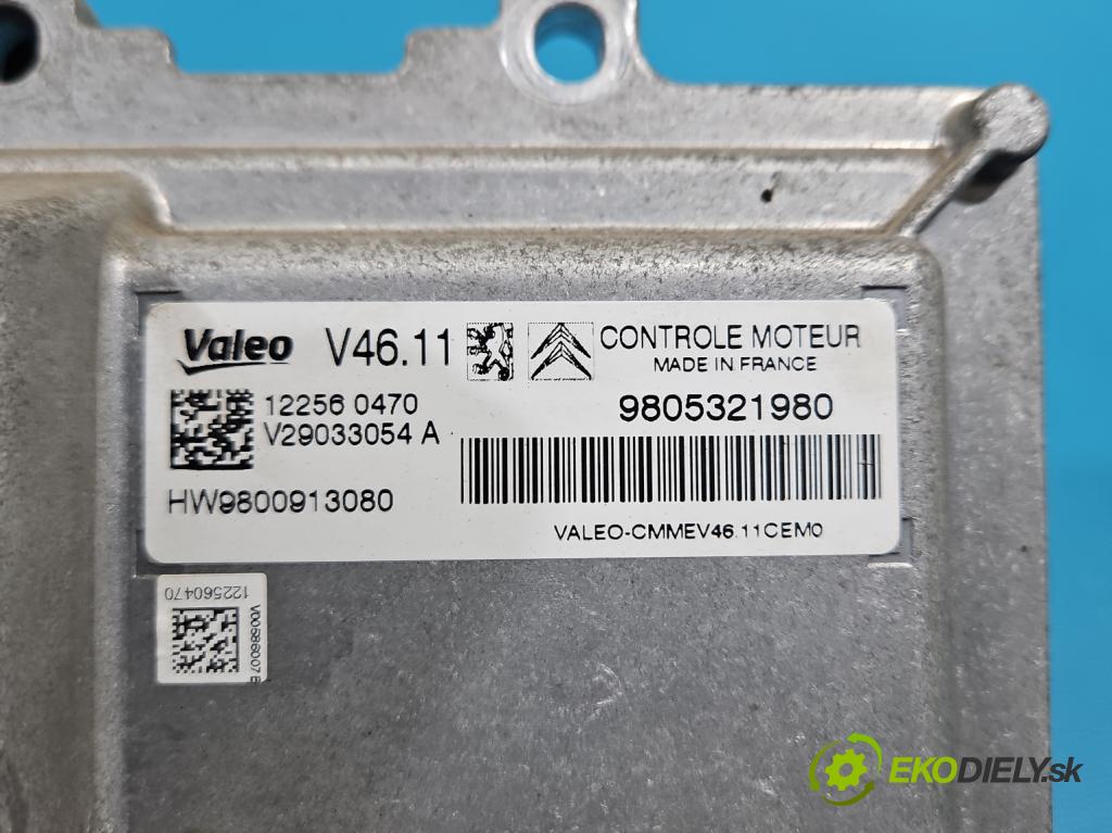 Peugeot 208 I 2012-2019 1.2 12V 82 hp manual 60 kW 1199 cm3 5- řídící jednotka motoru 9805321980