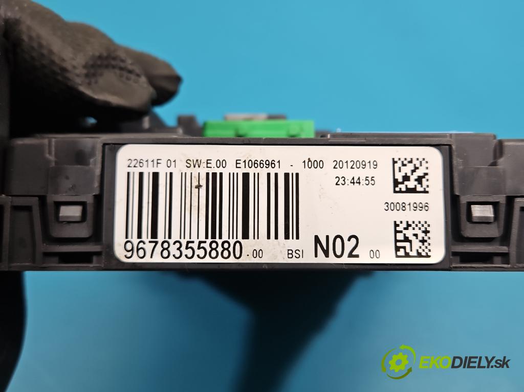 Peugeot 208 I 2012-2019 1.2 12V 82 hp manual 60 kW 1199 cm3 5- řídící jednotka motoru 9805321980