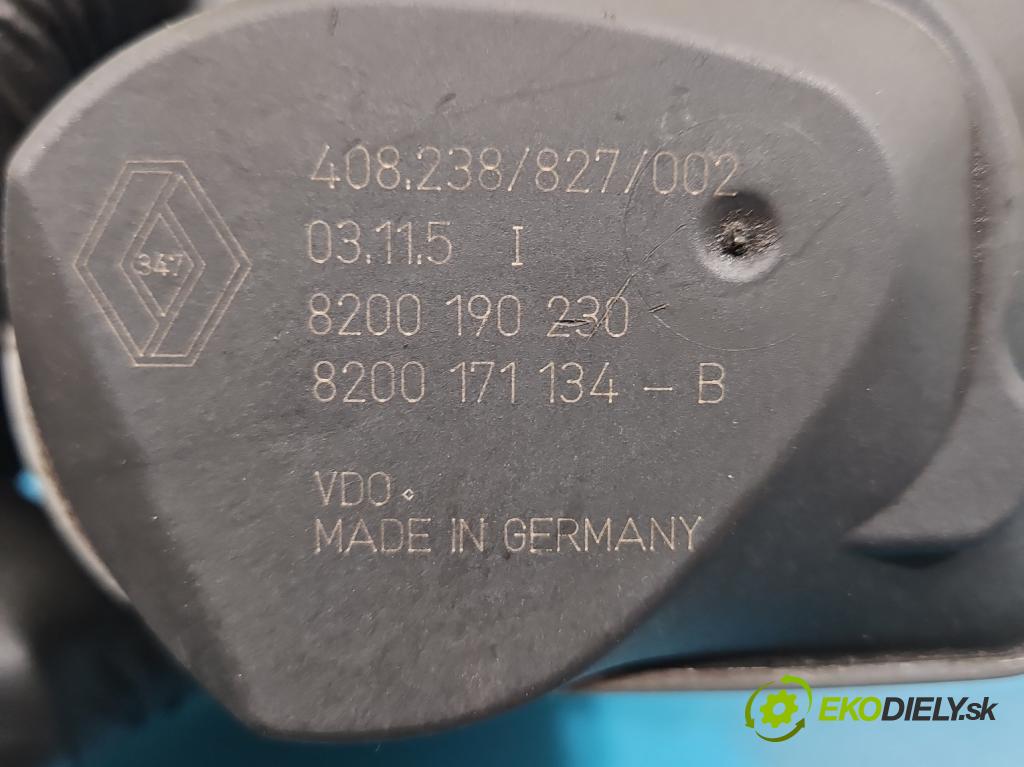 Renault Megane II 2003-2008 1.6 16V 113 HP manual 83 kW 1598 cm3 3- klapka 8200190230 (Škrtiaca klapka)