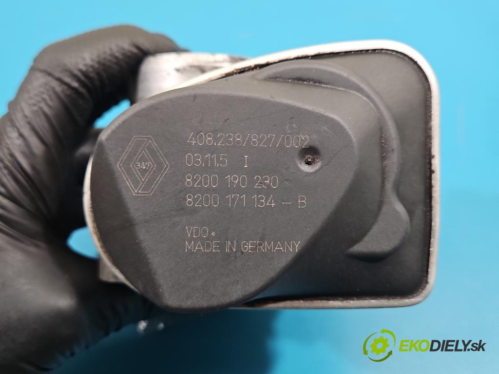 Renault Megane II 2003-2008 1.6 16V 113 HP manual 83 kW 1598 cm3 3- klapka 8200190230 (Škrtiaca klapka)
