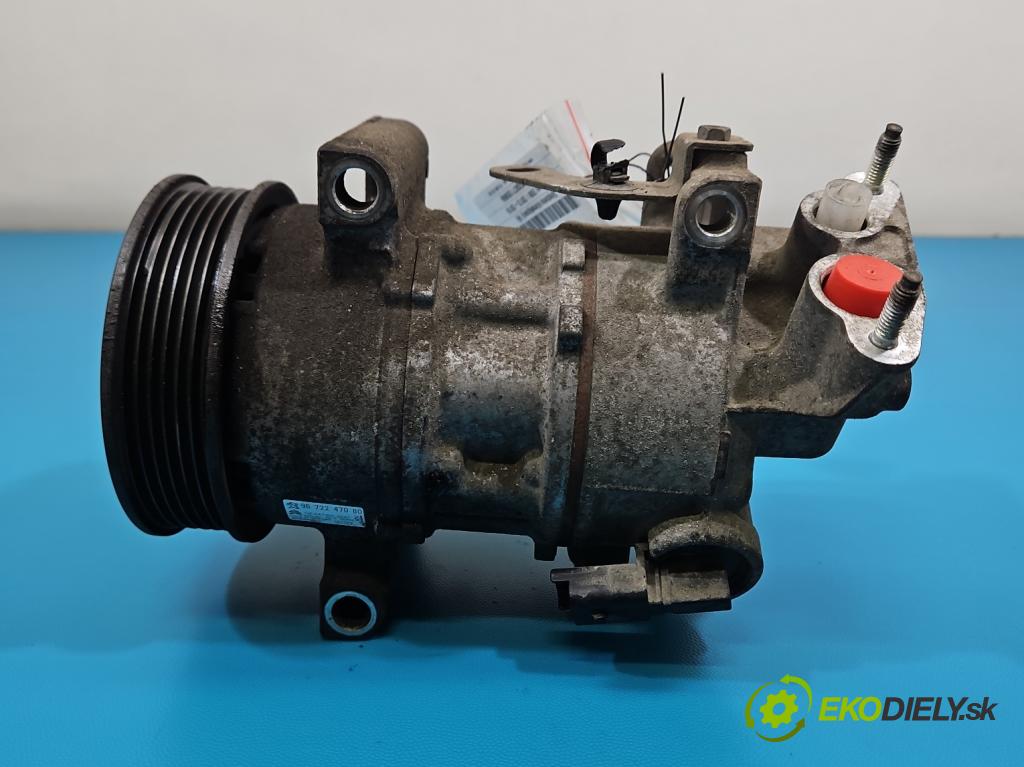 Peugeot 208 I 2012-2019 1.2 12V 82 hp manual 60 kW 1199 cm3 5- Kompresor: klíma 9672247080 (Kompresor klimatizace)