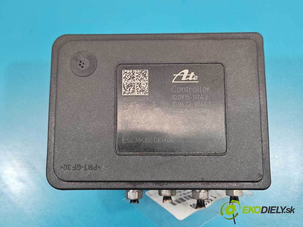 Peugeot 208 I 2012-2019 1.2 12V 82 HP manual 60 kW 1199 cm3 5- čerpadlo abs 9802460980 (Pumpa ABS)