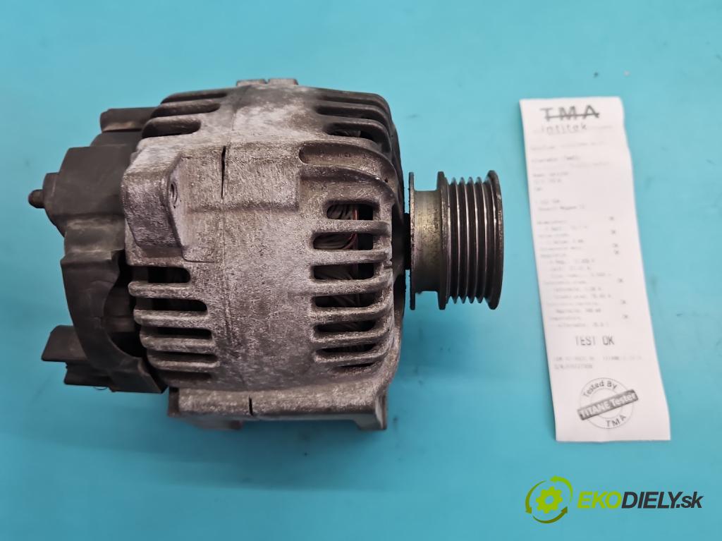 Renault Megane II 2003-2008 1.6 16V 113 HP manual 83 kW 1598 cm3 3- Alternator 8200100907 (Alternátor)