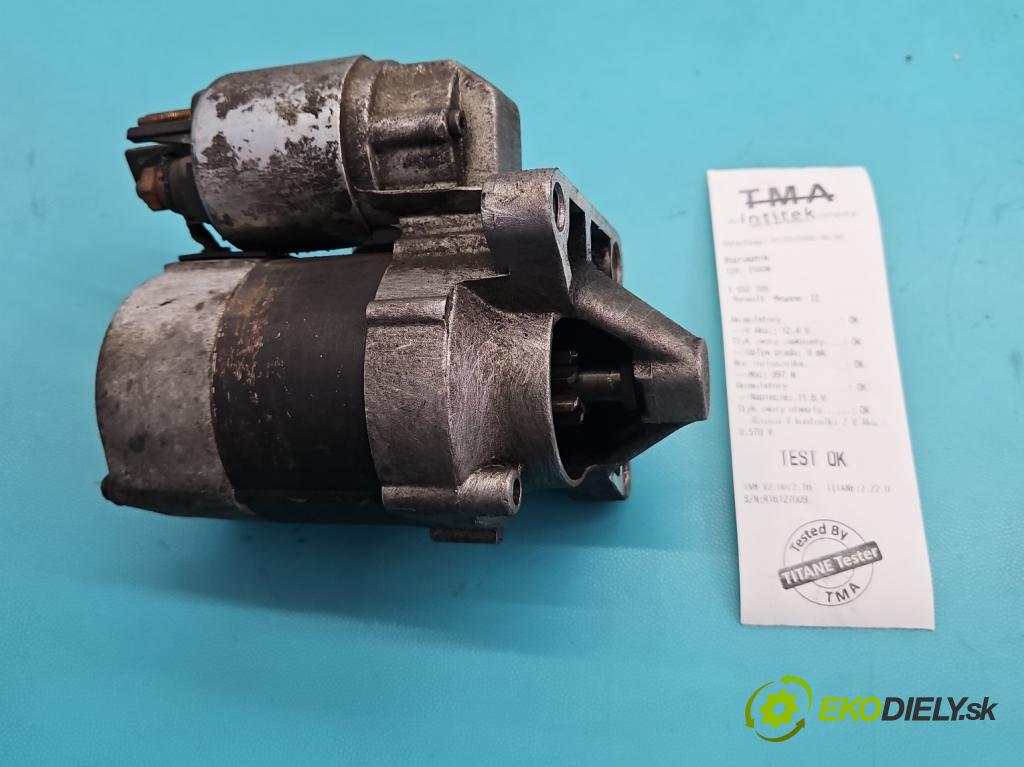 Renault Megane II 2003-2008 1.6 16V 113 HP manual 83 kW 1598 cm3 3- štartér  (Štartér)