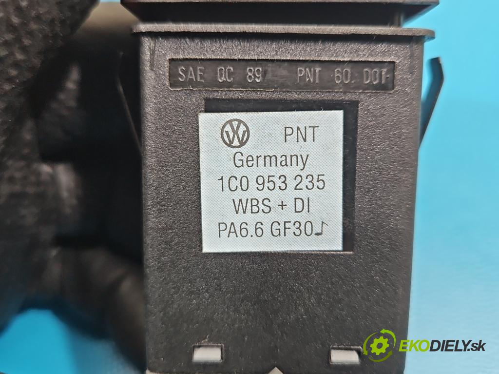 Vw New Beetle 1998-2010 2.0 8V 116 hp manual 85 kW 1984 cm3 3- Přepínač světel nouzový: 1C0953235