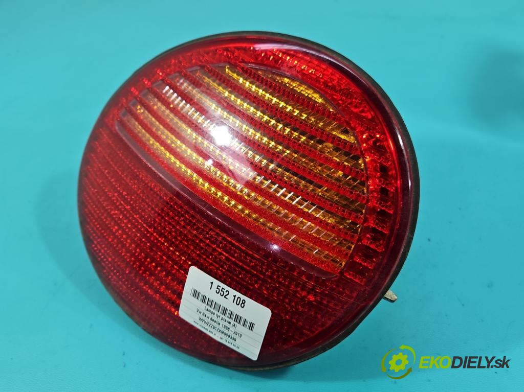 Vw New Beetle 1998-2010 2.0 8V 116 HP manual 85 kW 1984 cm3 3- svetlo / reflektor zadné pravé  (Kľučka dverí ostatné)