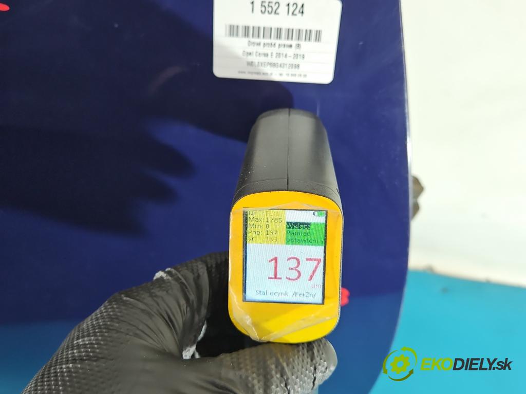 Opel Corsa E 2014-2019 1.4 16V 90 hp manual 66 kW 1398 cm3 5- dveře přední pravé  (Klika dveří ostatní)