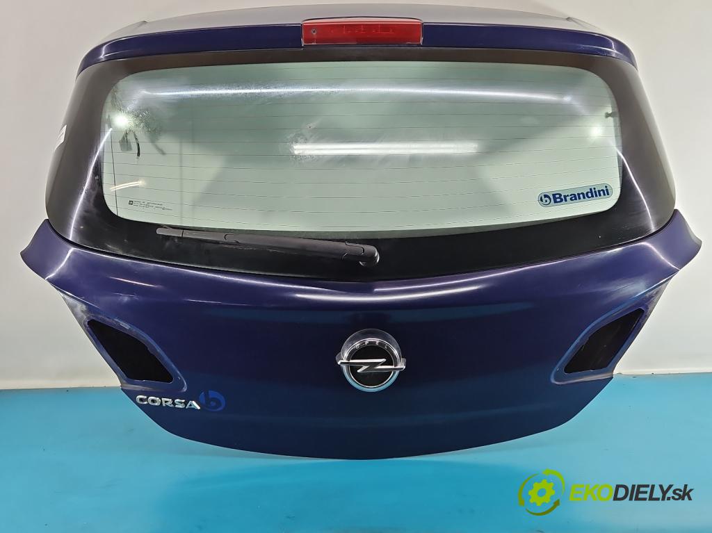 Opel Corsa E 2014-2019 1.4 16V 90 hp manual 66 kW 1398 cm3 5- zadní kufrové dveře  (Zadní kapota (kufr))