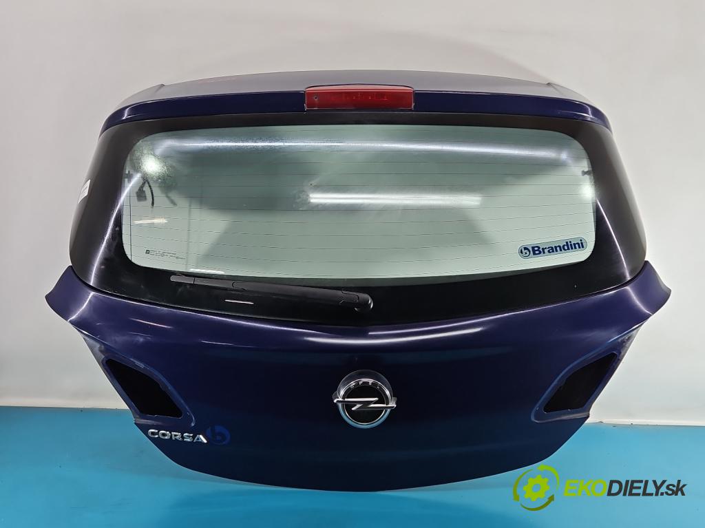 Opel Corsa E 2014-2019 1.4 16V 90 hp manual 66 kW 1398 cm3 5- zadní kufrové dveře  (Zadní kapota (kufr))