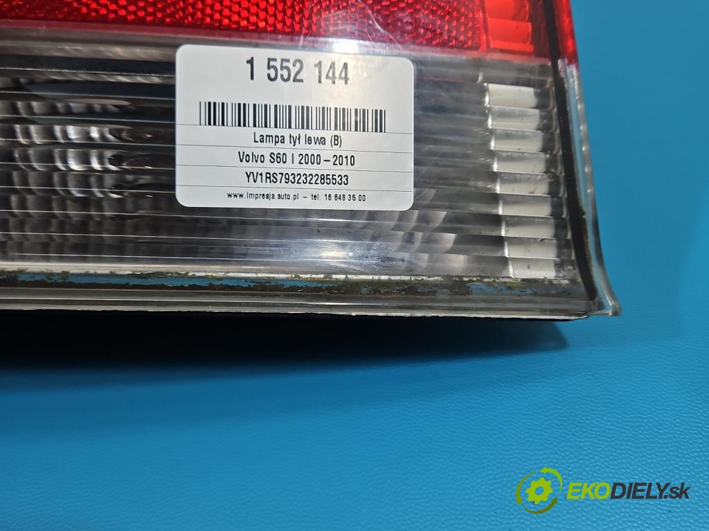 Volvo S60 I 2000-2010 2.4 D5 163 hp manual 120 kW 2401 cm3 4- světlo zadní levé 153837 (Klika dveří ostatní)