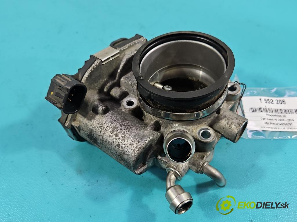 Opel Astra IV 2009-2015 1.6 16V 116 HP manual 85 kW 1598 cm3 5- klapka 55561495 (Škrtiaca klapka)