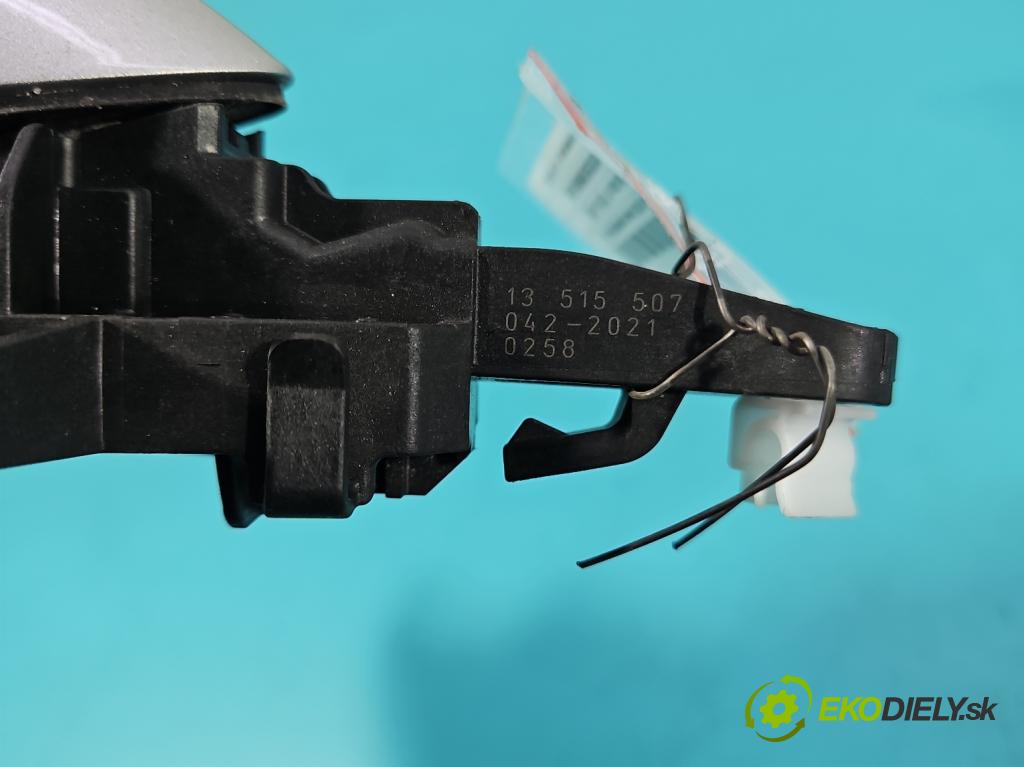 Opel Astra V  2015-2022 1.5 cdti 122 HP manual 90 kW 1496 cm3 5- rukoväť predné ľavé mimo: 13515507 (Kľučka dverí vonkajšia predná ľavá)