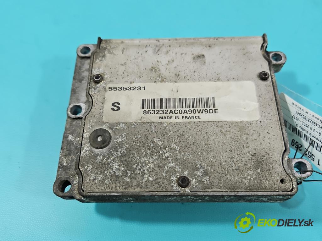 Saab 9-3 II 2002-2012 2.0 T 175 HP automatic 129 kW 1998 cm3 4- riadiaca jednotka motora 55353231