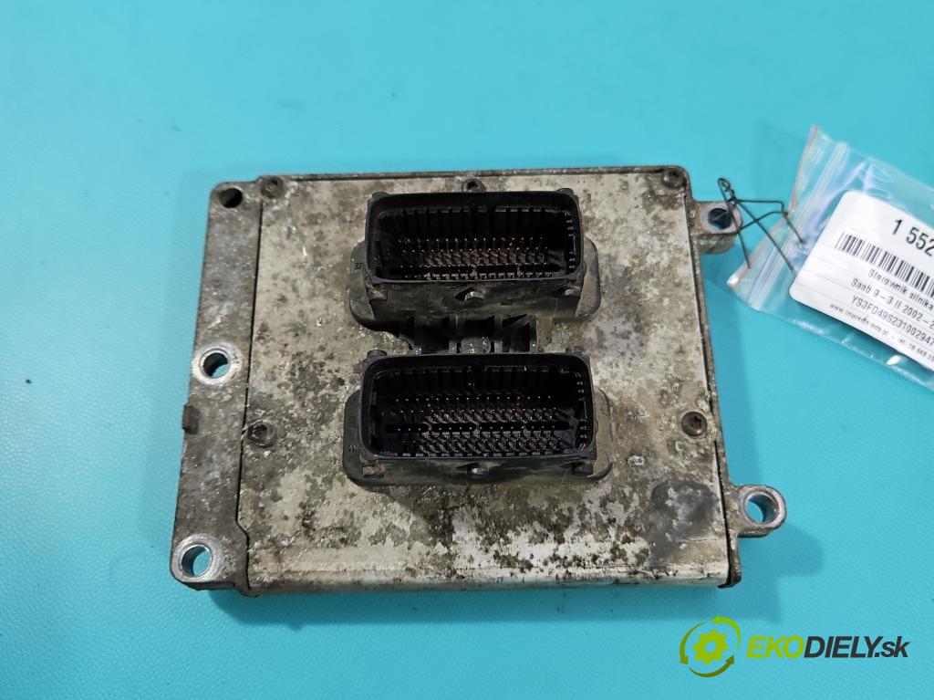 Saab 9-3 II 2002-2012 2.0 T 175 HP automatic 129 kW 1998 cm3 4- riadiaca jednotka motora 55353231