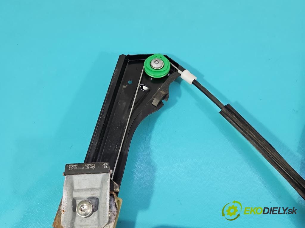 Vw Golf V 2003-2009 1.4 FSI 90 HP manual 66 kW 1390 cm3 5- mechanizmus okna predné ľavý 1K0959793G