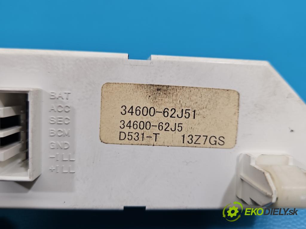 Suzuki Swift Mk6 2005-2010 1.3 16V 92 hp manual 68 kW 1328 cm3 5- displej 34600-62J51 (Přístrojová deska)