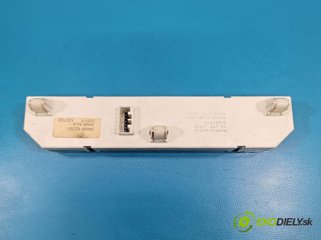 Suzuki Swift Mk6 2005-2010 1.3 16V 92 hp manual 68 kW 1328 cm3 5- displej 34600-62J51 (Přístrojová deska)