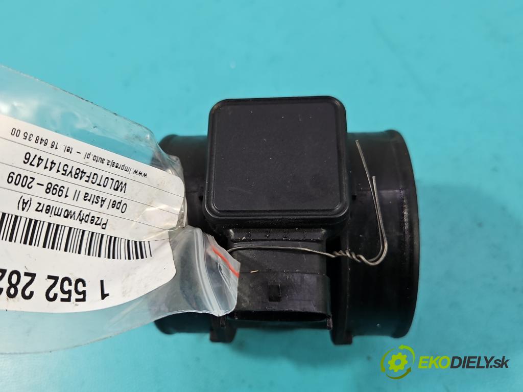 Opel Astra II 1998-2009 1.8 16V 116 HP manual 85 kW 1796 cm3 5- průtokoměr: 5WK9606 (Váha vzduchu)