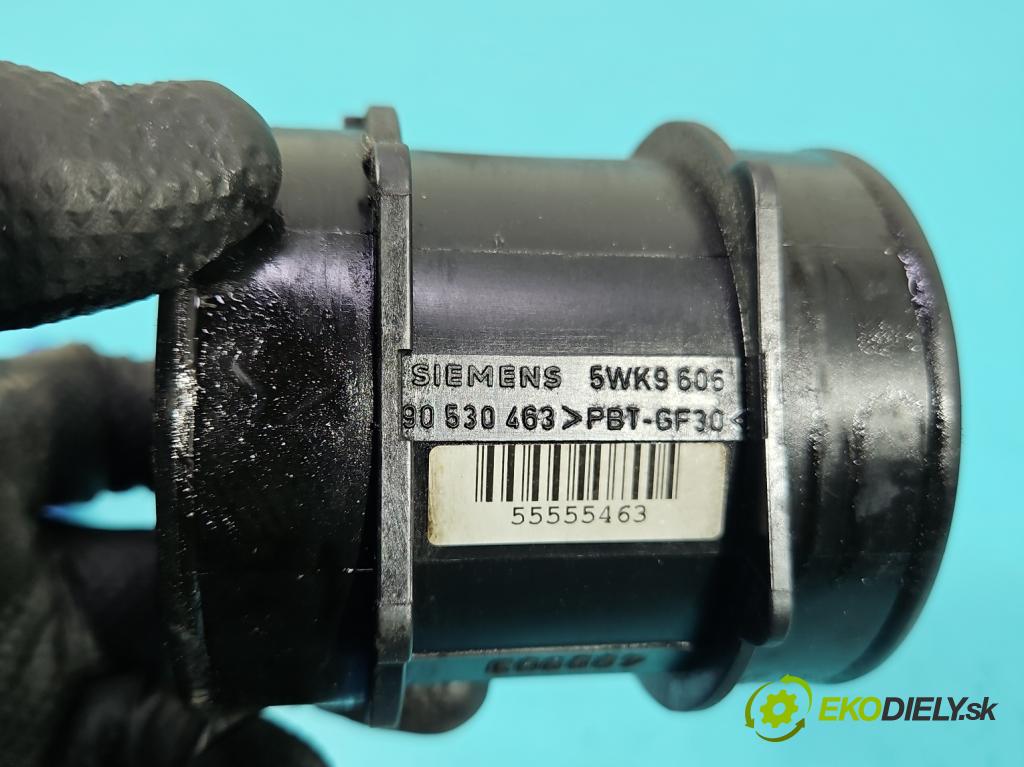 Opel Astra II 1998-2009 1.8 16V 116 HP manual 85 kW 1796 cm3 5- průtokoměr: 5WK9606 (Váha vzduchu)