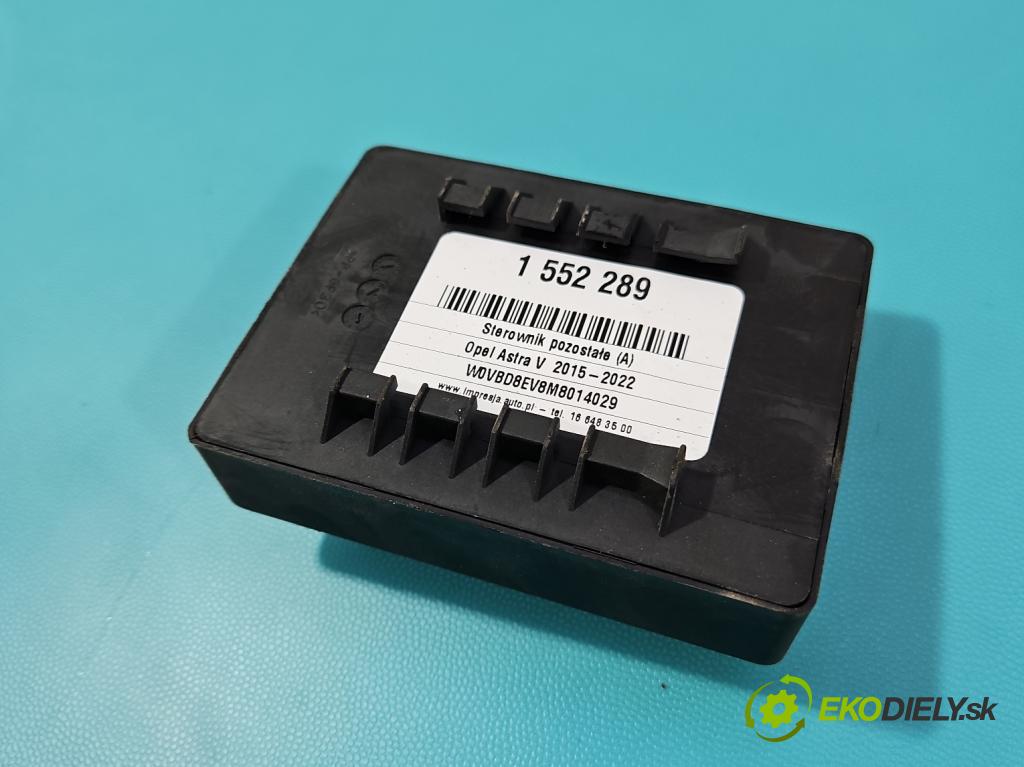 Opel Astra V  2015-2022 1.5 cdti 122 hp manual 90 kW 1496 cm3 5- řídící jednotka 39203534