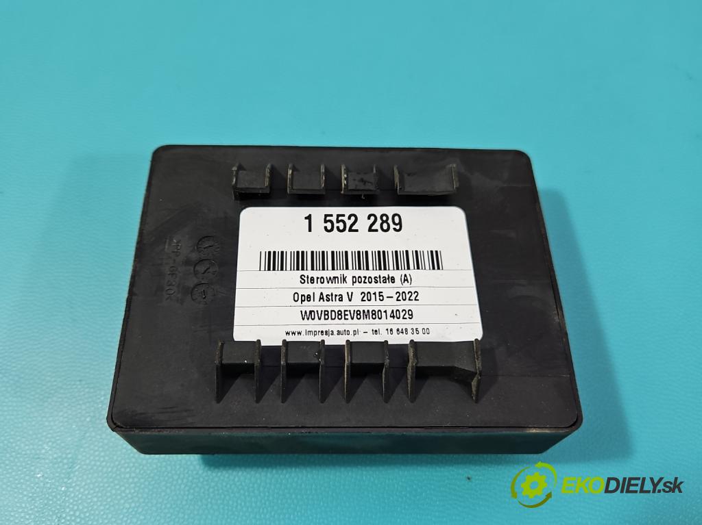 Opel Astra V  2015-2022 1.5 cdti 122 HP manual 90 kW 1496 cm3 5- riadiaca jednotka ostatné 39203534