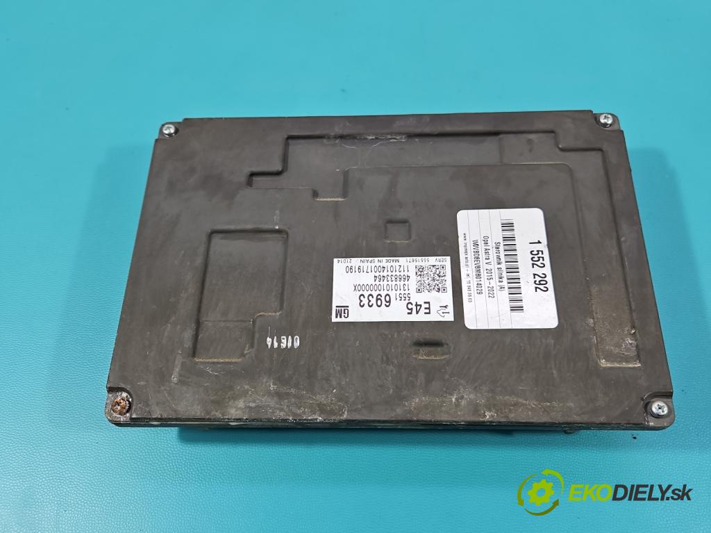 Opel Astra V  2015-2022 1.5 cdti 122 HP manual 90 kW 1496 cm3 5- riadiaca jednotka motora 55516933