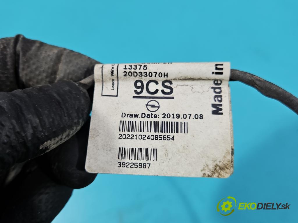 Opel Astra V  2015-2022 1.5 cdti 122 hp manual 90 kW 1496 cm3 5- snímač parkování 39225987