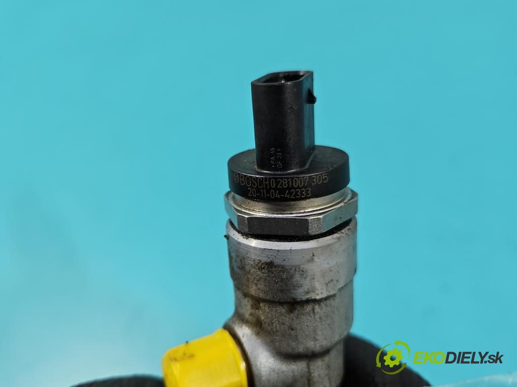 Opel Astra V  2015-2022 1.5 cdti 122 HP manual 90 kW 1496 cm3 5- lišta vstrekovacia 0445213035 (Vstrekovacia lišta)