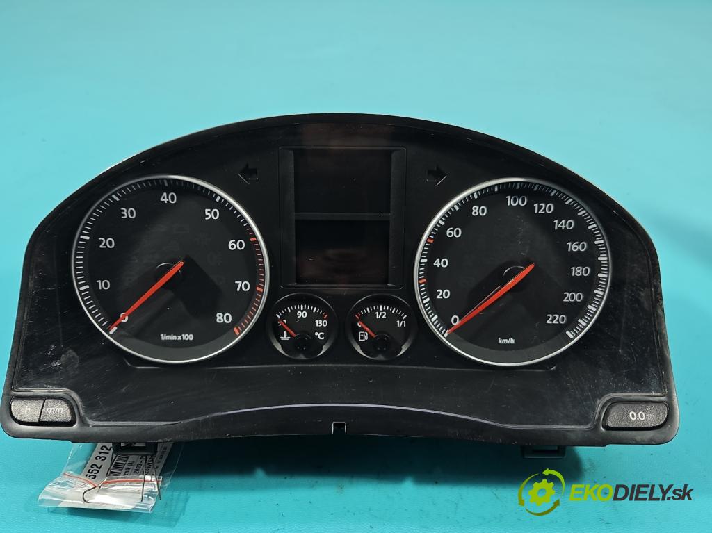 Vw Golf V 2003-2009 1.4 FSI 90 HP manual 66 kW 1390 cm3 5- prístrojovka/ budíky 1K0920862H (Prístrojová doska)