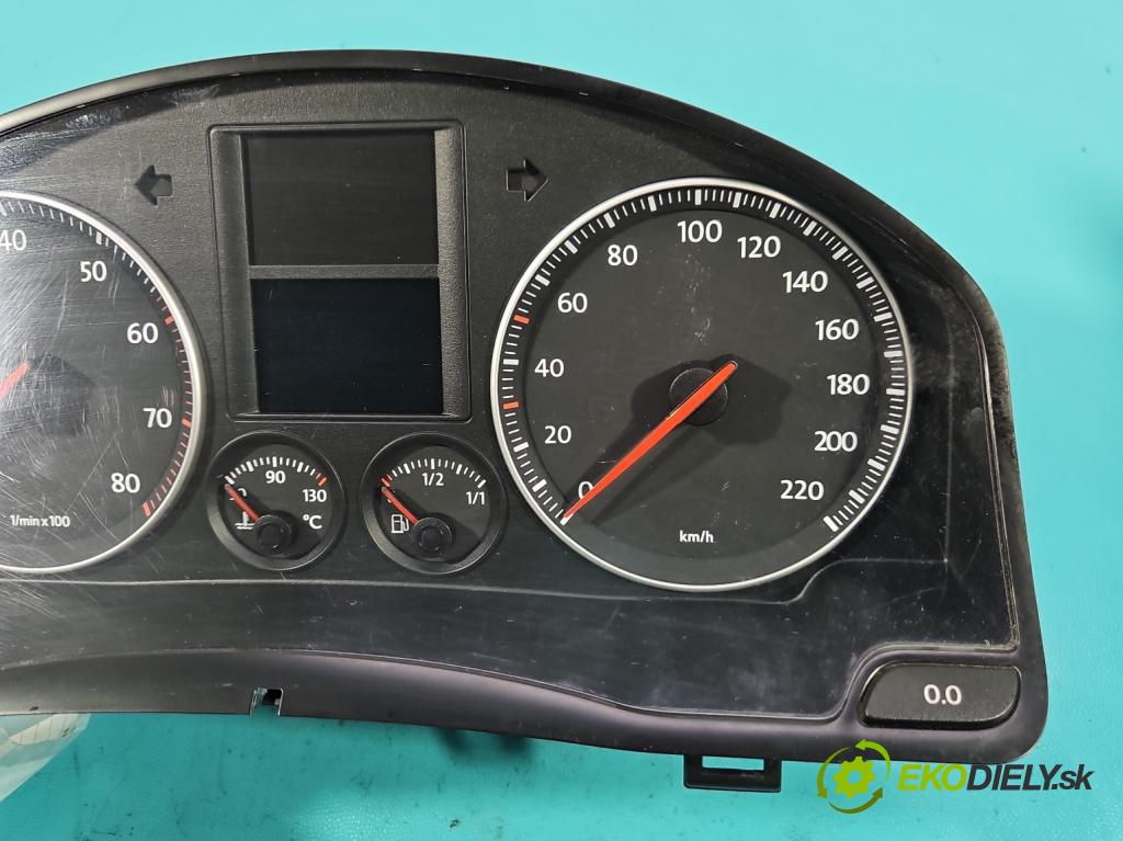 Vw Golf V 2003-2009 1.4 FSI 90 HP manual 66 kW 1390 cm3 5- prístrojovka/ budíky 1K0920862H (Prístrojová doska)