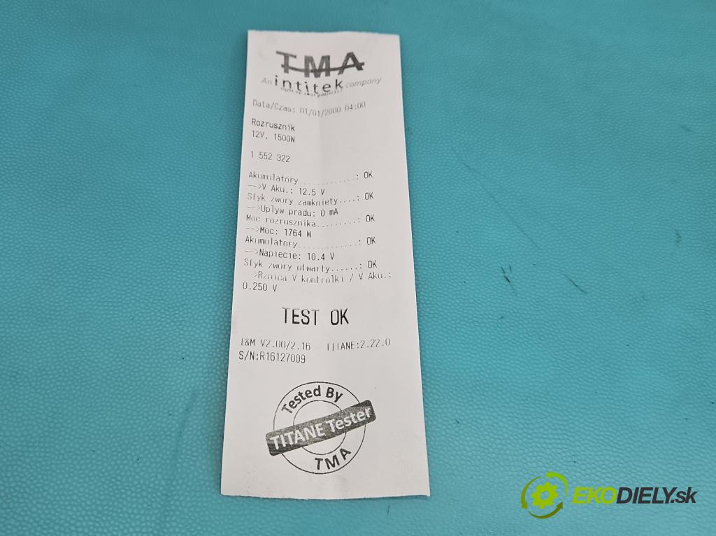 Opel Astra V  2015-2022 1.5 cdti 122 HP manual 90 kW 1496 cm3 5- štartér 55513254 (Štartér)