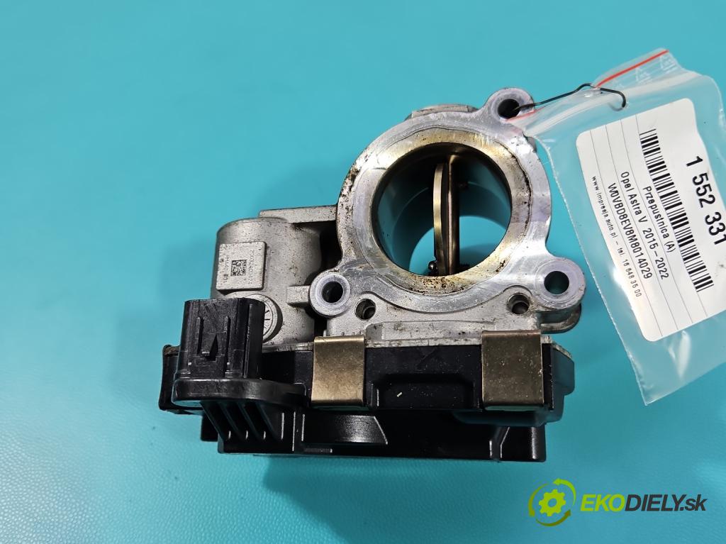 Opel Astra V  2015-2022 1.5 cdti 122 HP manual 90 kW 1496 cm3 5- klapka 55505268 (Škrtiaca klapka)