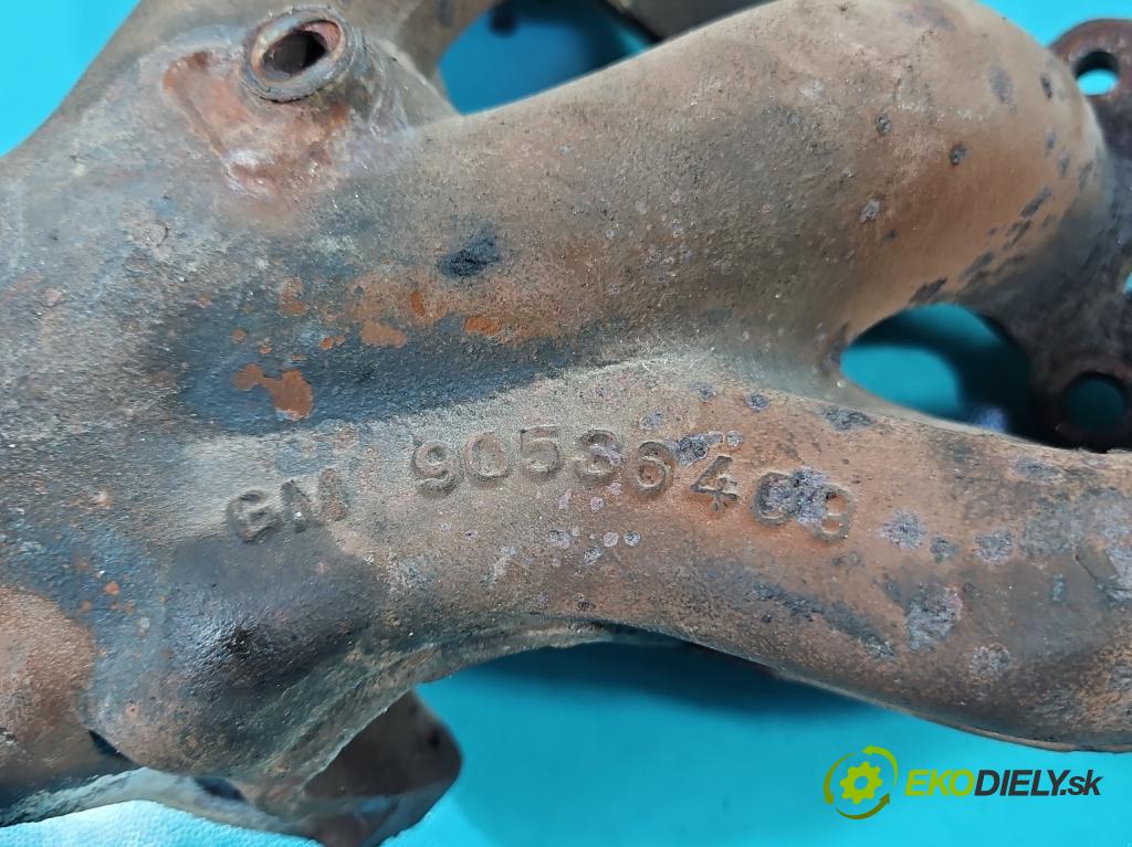 Opel Astra II 1998-2009 1.8 16V 116 HP manual 85 kW 1796 cm3 5- zvod výfuk 90536409 (Výfukové potrubie)