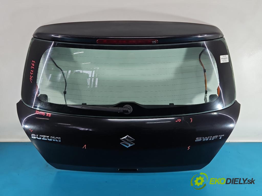 Suzuki Swift Mk6 2005-2010 1.3 16V 92 hp manual 68 kW 1328 cm3 5- zadní kufrové dveře  (Zadní kapota (kufr))