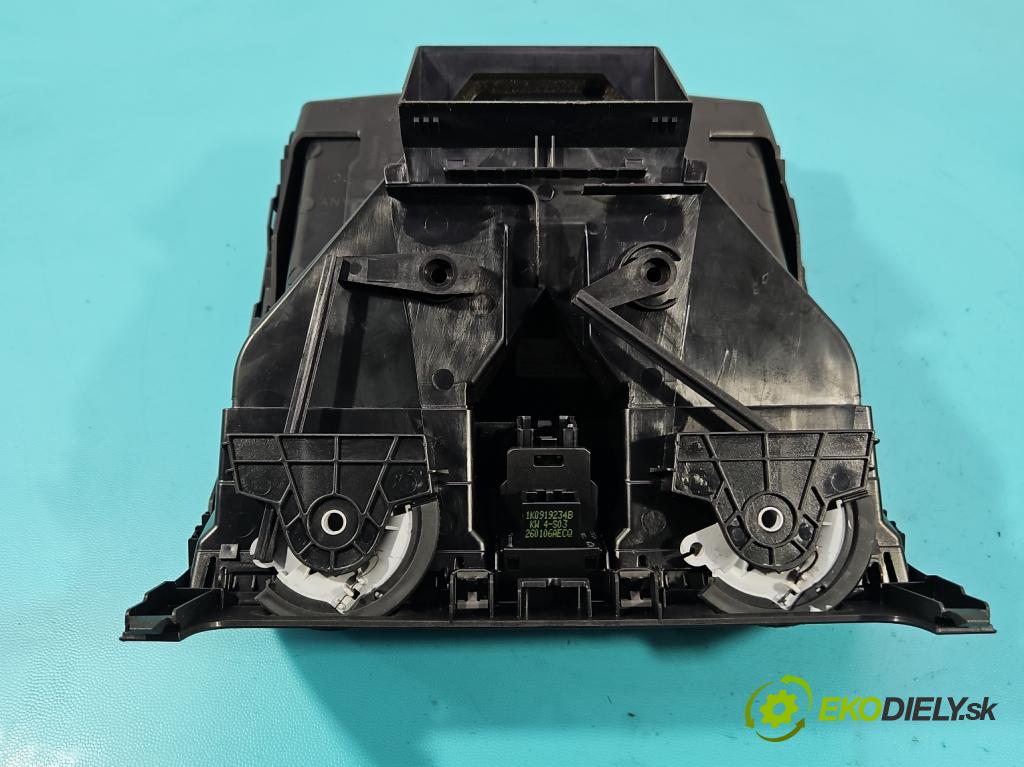 Vw Golf V 2003-2009 1.4 FSI 90 HP manual 66 kW 1390 cm3 5- Mřížka: kúrenia stredová 1K0819743B (Mriežka kúrenia (fukár))