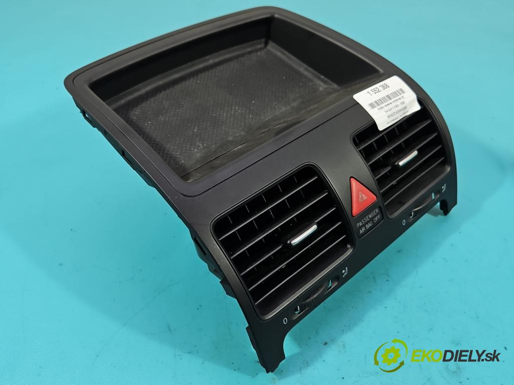 Vw Golf V 2003-2009 1.4 FSI 90 HP manual 66 kW 1390 cm3 5- Mřížka: kúrenia stredová 1K0819743B (Mriežka kúrenia (fukár))