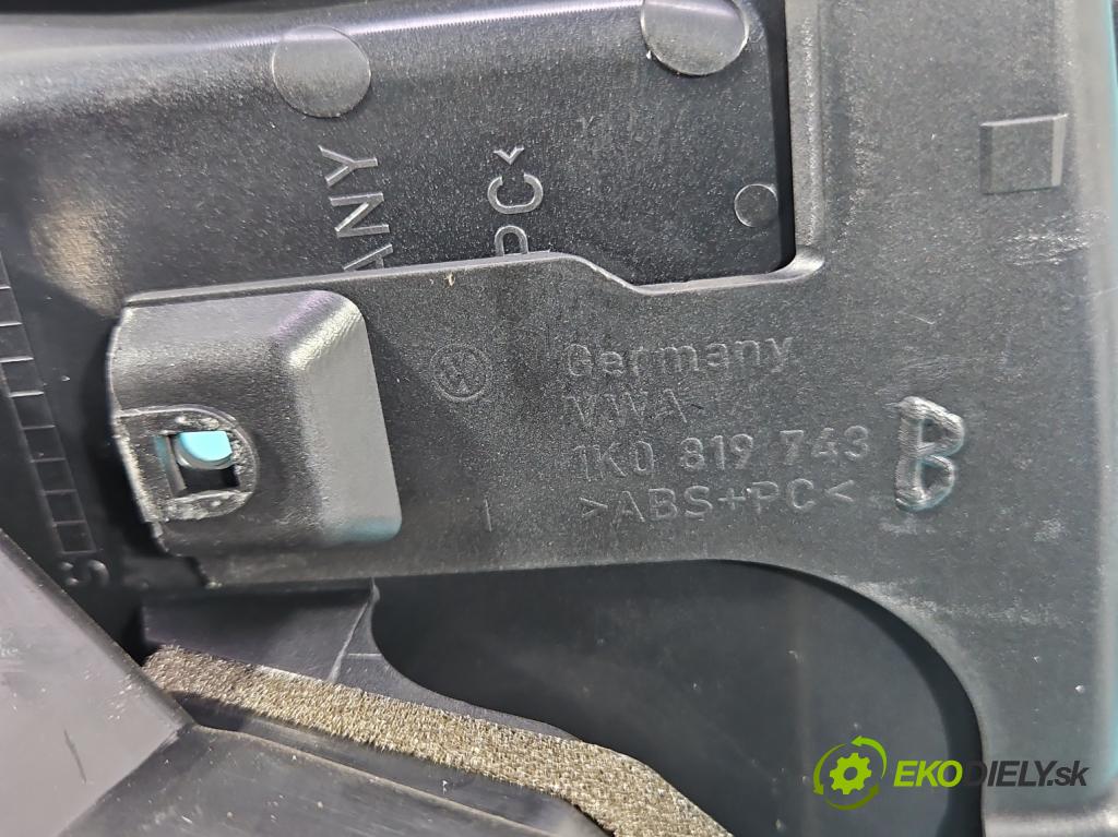 Vw Golf V 2003-2009 1.4 FSI 90 HP manual 66 kW 1390 cm3 5- Mřížka: kúrenia stredová 1K0819743B (Mriežka kúrenia (fukár))