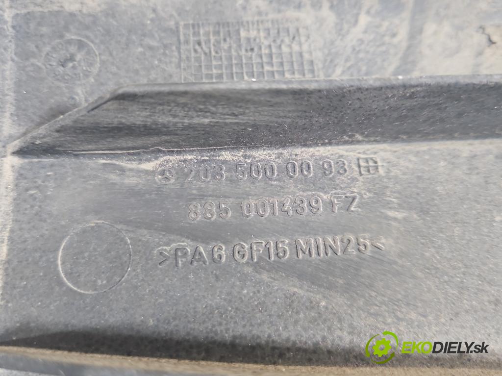 Mercedes C W203 2000-2007 1.8 kompressor 143 hp manual 105 kW 1796 cm3 4- ventilátor chladič A2035409807