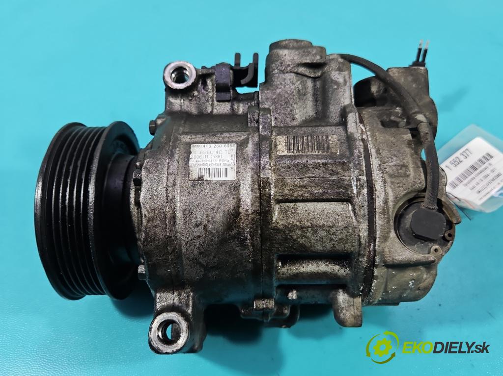 Audi A6 C6 2004-2011 3.0 tdi 232KM automatic 171 kW 2967 cm3 5- Kompresor: klíma 4F0260805S (Kompresor klimatizace)