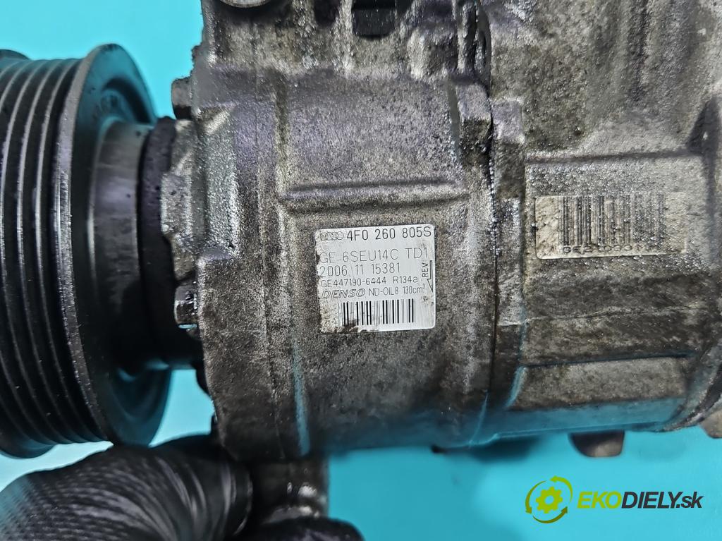 Audi A6 C6 2004-2011 3.0 tdi 232KM automatic 171 kW 2967 cm3 5- Kompresor: klíma 4F0260805S (Kompresor klimatizace)